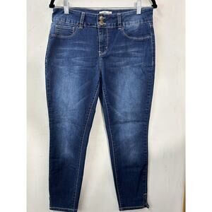 Royalty For Me Wanna‎ Betta Butt Skinny Womens Jeans Size 10 Blue Stretch Button